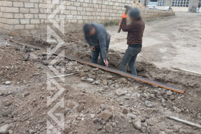 Yeni Gəncə qəsəbəsində növbəti ərazi su ilə təmin olunub