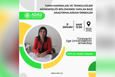 Gəncədə Ege Universitetinin professoru seminar keçəcək