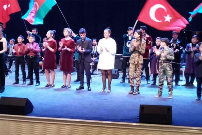 Gəncədə şəhid övladları üçün tədbir keçirilib