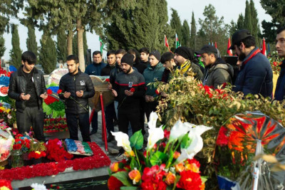 "Kəpəz"in azarkeşi şəhid Əmrah Rəcəbovun xatirəsi yad olunub