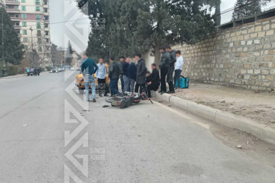 Gəncədə maşını qaçıran avtoyuma işçisi motosikletçini vurub