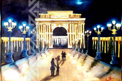 Bir çox janrlarda rəsmlər yaradan Gəncəli xanım
