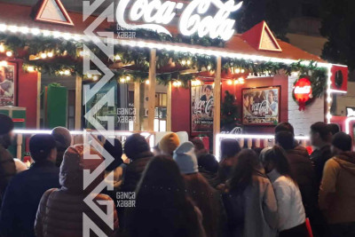 Coca-Cola şirkəti Gəncədə aksiya keçirib