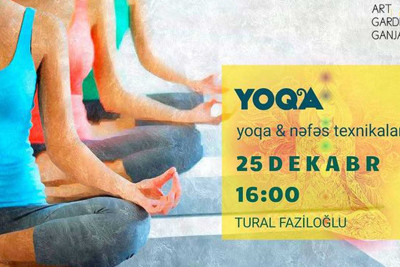 Gəncədə yoqa təlimi təşkil olunacaq