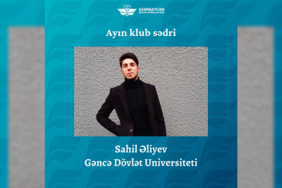 Gəncəli gənc "Ayın klub sədri" seçilib