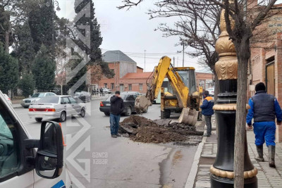 Gəncədə daha bir kommunal qəza baş verib