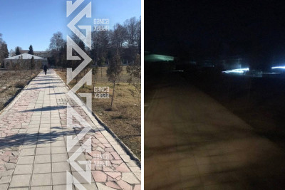 Gəncədə Aqrar Universitetinə aparan yol qaranlığa qərq olub