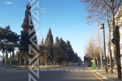 Gəncənin Nizami prospektində işıqfor çalışmır