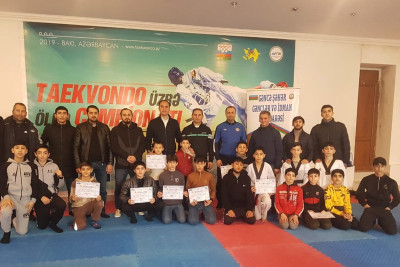 Gəncədə taekvondo üzrə yarış baş tutub