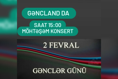 “Gəncland” istirahət mərkəzində konsert baş tutacaq
