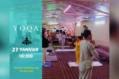 "Art Garden Ganja"da yoqa məşğələsi olacaq