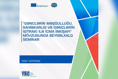 Gəncəli gənclər beynəlxalq təlimdə ödənişsiz iştirak edə bilərlər