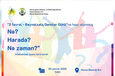 Gəncədə bilik yarışı keçiriləcək