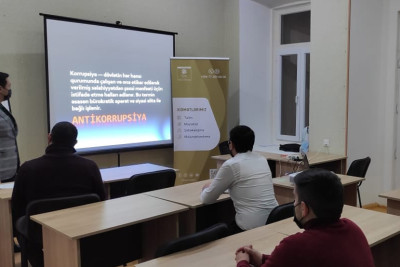 Gəncədə "Antikorrupsiya və etik davranış qaydaları" mövzusunda təlim baş tutub