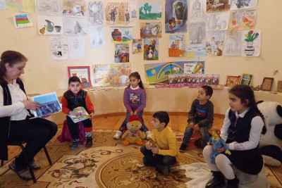 Gəncədə nağıl saatı keçirilib