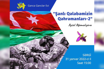 Gəncədə şəhidlərə həsr olunmuş sərgi təşkil olunacaq