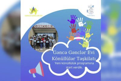 Gəncədə gənclər üçün könüllülük fürsəti