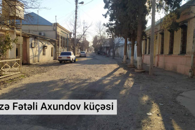 Gəncənin bu küçələrində sakinlər çətinliklərlə üzləşir
