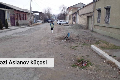 Gəncənin sözügedəcək küçələrinin asfalt örtüyünə ehtiyac var