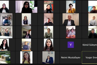 Gəncədə şəhid ailəsi ilə görüş təşkil edilib