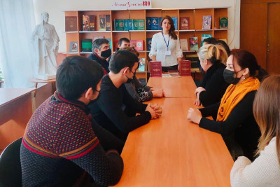 Gəncədə Cəlil Məmmədquluzadənin yaradıcılığına həsr olunan tədbir baş tutub