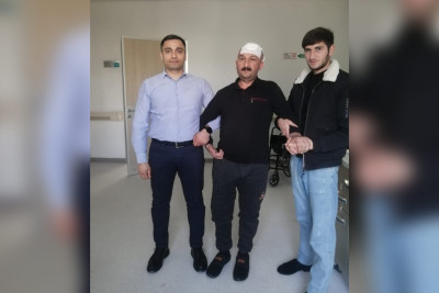 Gəncədə insult keçirən xəstəyə kəllə sümüyü üçün süni implant yaradılıb