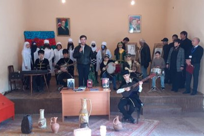 Gəncədə şəhidlərin xatirəsinə tədbir keçirilib