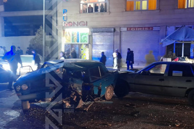 Yüksək sürətlə hərəkət edən avtomobil piyadanın həyatına son qoyub