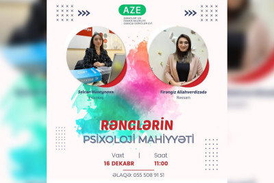 “Rənglərin psixoloji mahiyyəti” adlı təlim baş tutacaq
