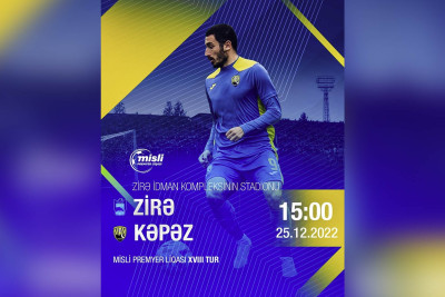 “Kəpəz” “Zirə”nin qonağı olacaq