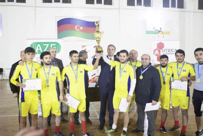 Futzal çempionatının qalibləri mükafatlandırılıblar
