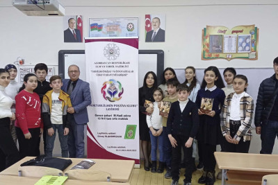"Məktəblilərin Poeziya Klubu"nun iştirakçıları ilə görüş keçirilib