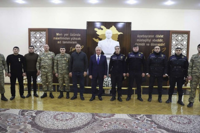 GDU rektoru qazilər və mühafizə polisləri ilə görüşüb