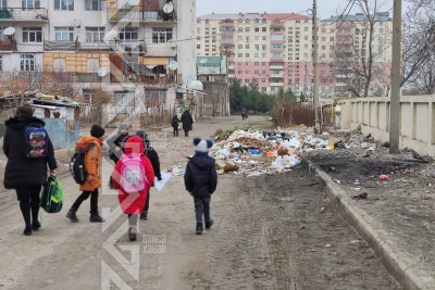 Adilxan Ziyadxanov küçəsində antisanitar vəziyyət