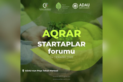 ADAU-da "Aqrar Startaplar Forumu" keçiriləcək