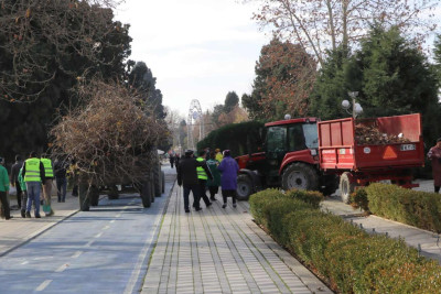 Gəncəçay park - bulvar kompleksində təmizlik aksiyası baş tutub