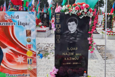 Şəhid İlqar Kazımovun mövlududur