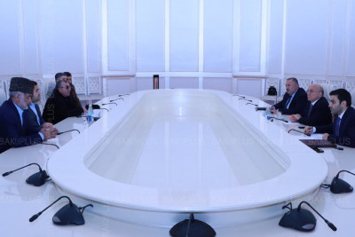 DQİDK sədri sakinlərlə görüşüb
