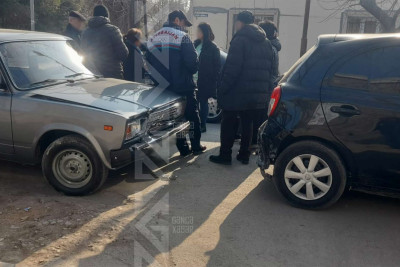Rəsul Rza küçəsində qəza baş verib