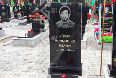 Şəhid Vüqar Rzayevin mövlududur