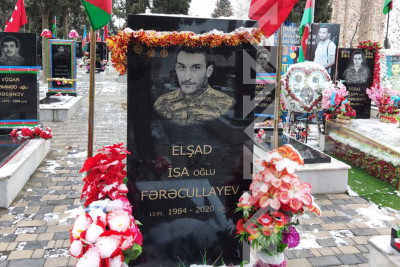 Şəhid Elşad Fərəcullayevin mövlududur
