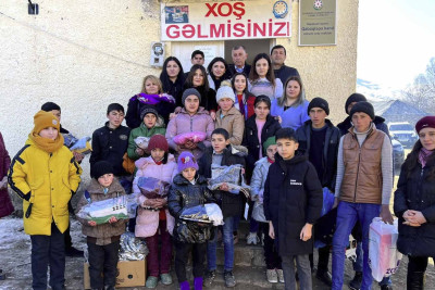 Məktəblilərimiz Daşkəsən rayonunun Qabaqtəpə kəndində olublar
