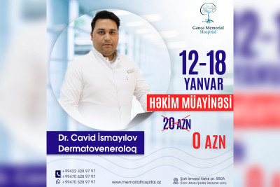 Dermatoveneroloq pasiyentləri ödənişsiz qəbul edəcək