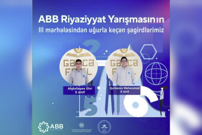 Gəncəli şagirdlər ABB Riyaziyyat yarışmasında mərhələ adlayıblar
