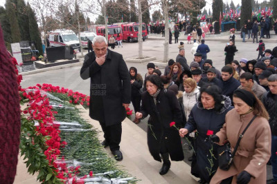 20 Yanvar faciəsinin şəhidləri yad olunublar
