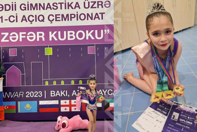 Gəncəli gimnastlar həmişəki kimi zirvələrdə