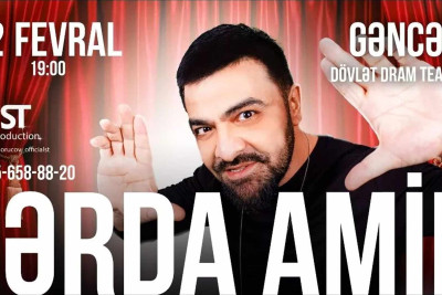 Fərda Amin Gəncə səhnəsində çıxış edəcək