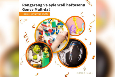 “Gəncə Mall”da həftəsonu oyunlar keçiriləcək