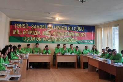Gənclər Tovuzda tərəvəzçilik üzrə TSP-də iştirak ediblər