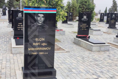 Şəhid Elçin Məhərrəmovun mövlududur